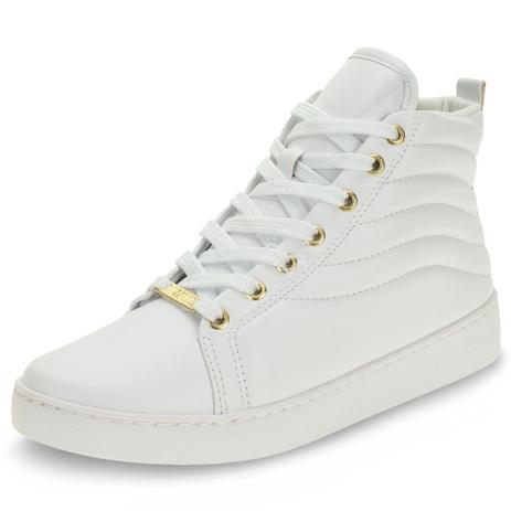 tenis vizzano cano alto branco