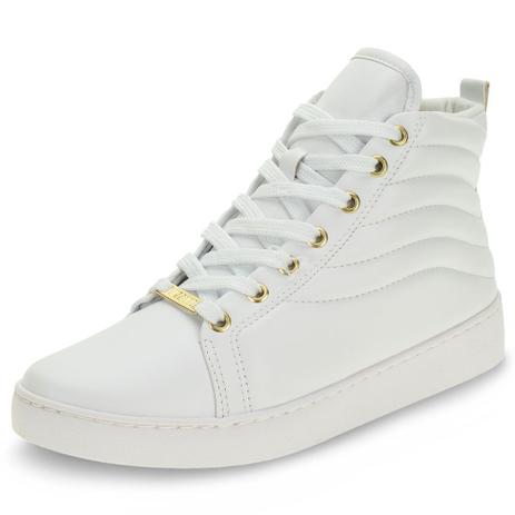 tenis cano alto vizzano branco