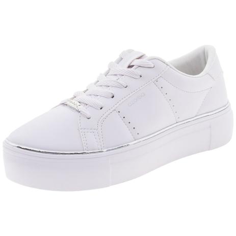 tenis branco azaleia feminino