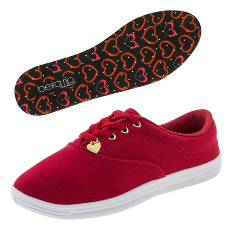 Tênis Feminino Casual Beira Rio - 7321101 VERMELHO VERMELHO é boa?
