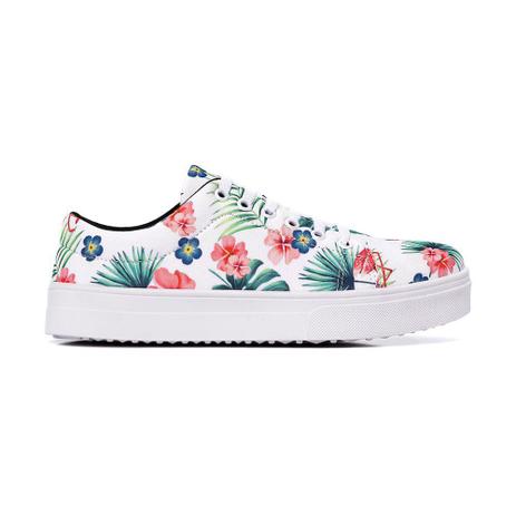 tenis estampa floral
