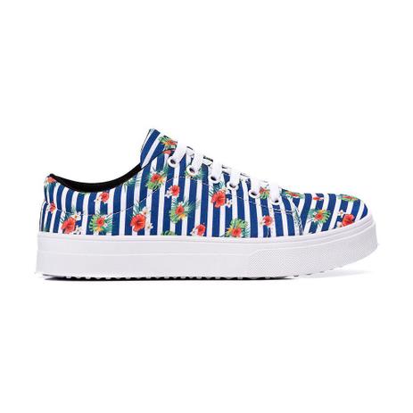 tenis feminino casual azul