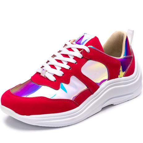 tenis feminino holografico