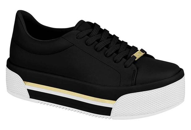 tenis flatform vizzano preto