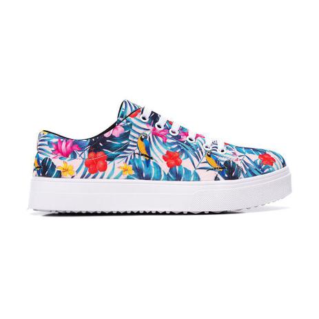 tenis azul feminino casual