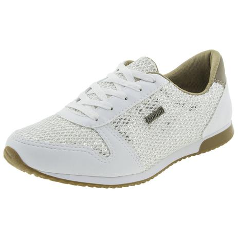 Tênis Feminino Casual Kolosh - C0248A BRANCO BRANCO Menor preço em Tênis Feminino Casual Kolosh - C0248A BRANCO BRANCO