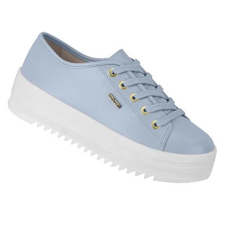 Tênis Feminino Casual Napa Sardenha Neo Azul - MOLECA - Calçados Femininos  - Magazine Luiza