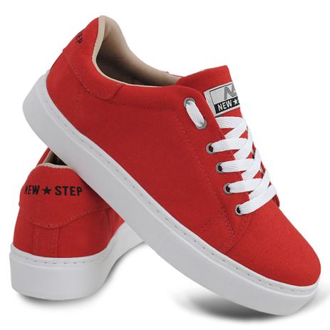 Tênis Feminino Casual Sapatenis Feminino Original New Step - Sapatênis  Feminino - Magazine Luiza