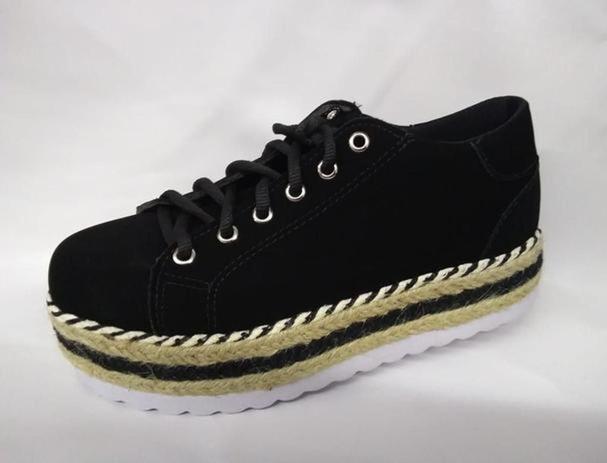 Tênis Feminino Casual Sapatênis Preto- Tamanho:35 - YELLOW - Sapatênis  Feminino - Magazine Luiza