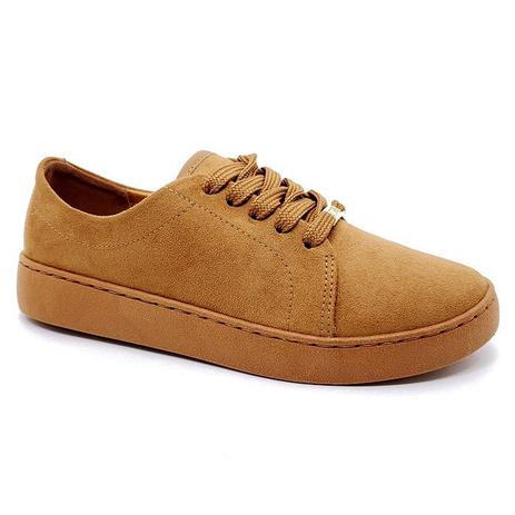 Tênis Feminino Casual Vizzano Camurça Caramelo - Calçados Femininos -  Magazine Luiza