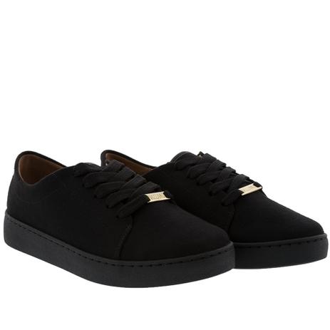Tênis Feminino Casual Vizzano Camurça Preto Ref 1214.205 n37 - Calçados  Femininos - Magazine Luiza