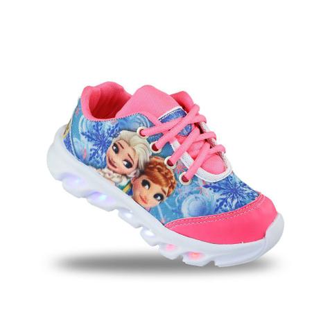 Tenis Feminino De Led Infantil Frozen - Ortokids - Tênis Feminino - Magazine Luiza