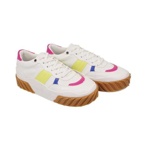 Tênis Feminino Design Shoes Branco Colorido Juliette - Calçados Femininos -  Magazine Luiza
