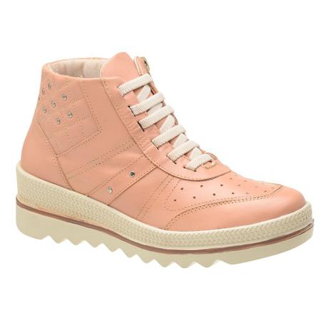 Tênis Nude Cano Alto Hit Tacha | Só Mais Um Shoes