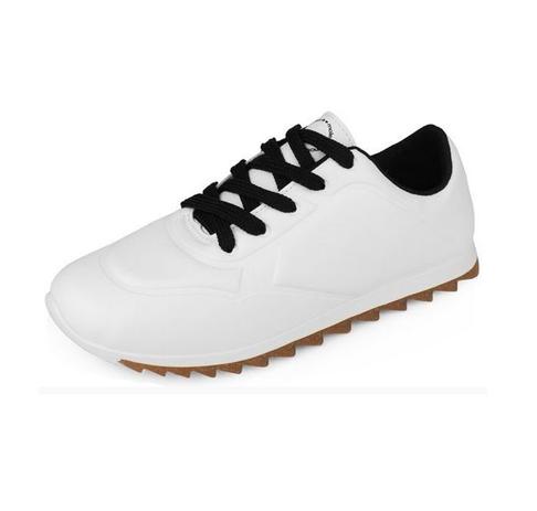 tenis plataforma branco moleca