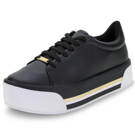 tenis feminino flatform preto