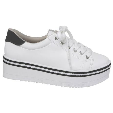 tenis flatform feminino via marte