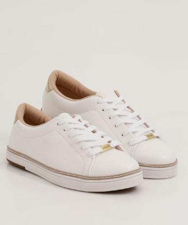 tenis modare dourado