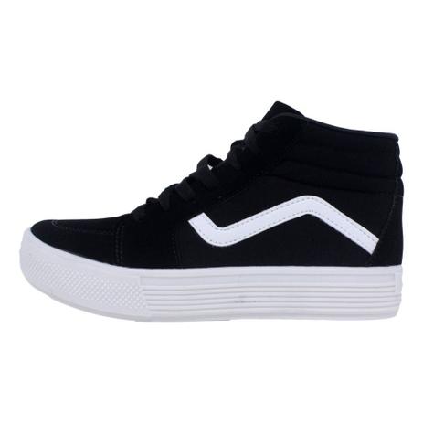 tenis peluche preto