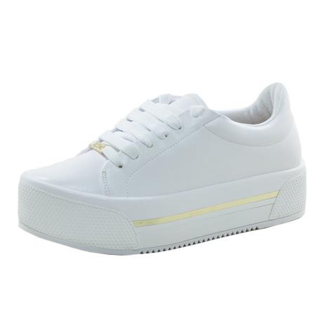 tênis vizzano plataforma branco