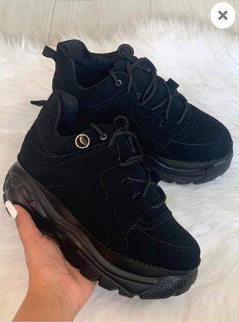 Tenis Feminino Preto, Búfalo Sal e Pimenta Lançamento - Tênis Feminino -  Magazine Luiza