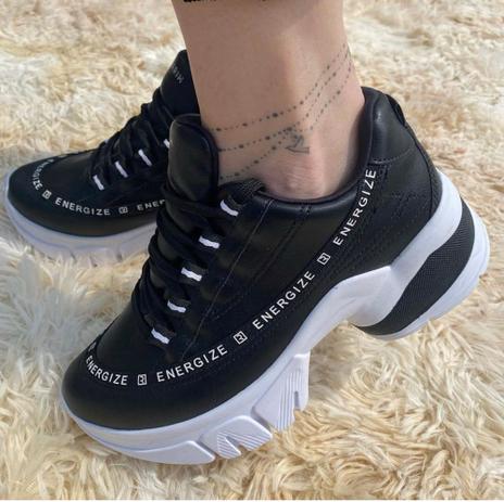 Tênis feminino Ramarim preto Dad Sneaker Chunky 21-80104 - Calçados  Femininos - Magazine Luiza