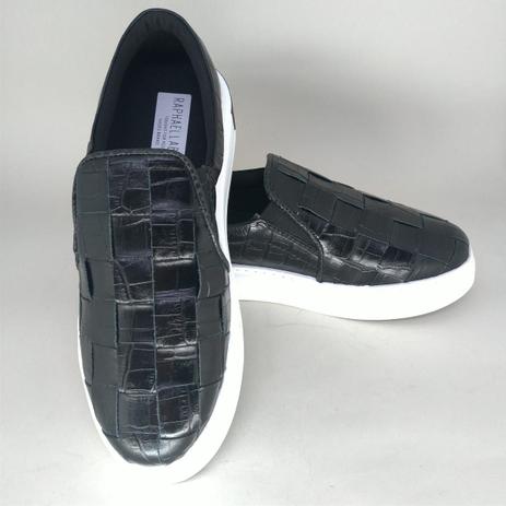 tênis slip on raphaella booz flatform feminino