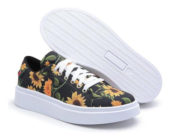 tenis moleca florido