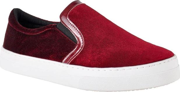 Tênis Feminino Sapatilha Iate Veludo Promoção Vermelho - Adaption Menor preço em Tênis Feminino Sapatilha Iate Veludo Promoção Vermelho - Adaption