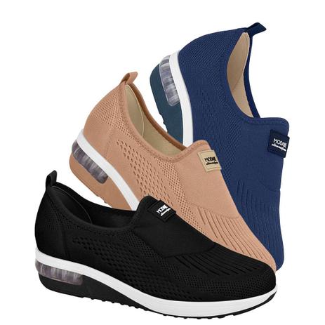 Tênis Feminino Sem Cadarço Casual Modare Palmilha Conforto Iate com Sola  Gel Amortecedor 7320.217 - Moleca - Tênis Feminino - Magazine Luiza