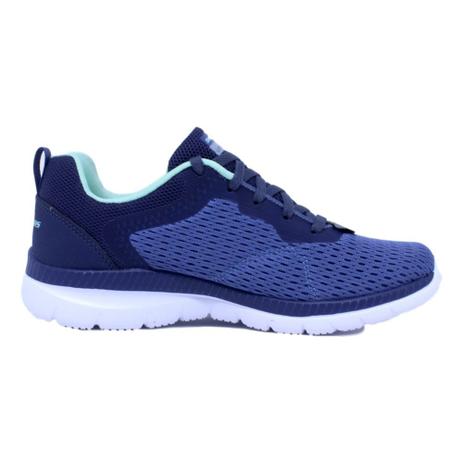 tenis skechers feminino azul