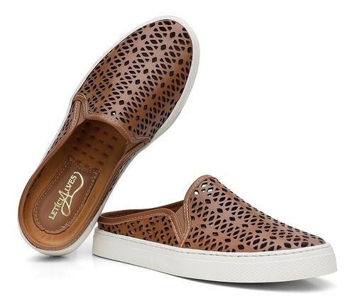 babuche de couro feminino