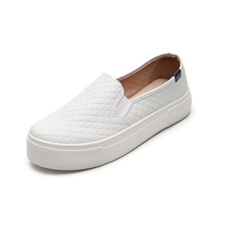 Tênis Feminino Slip On Flatform Moleca 5658100 Bco - Slipper / Slip On  Feminino - Magazine Luiza