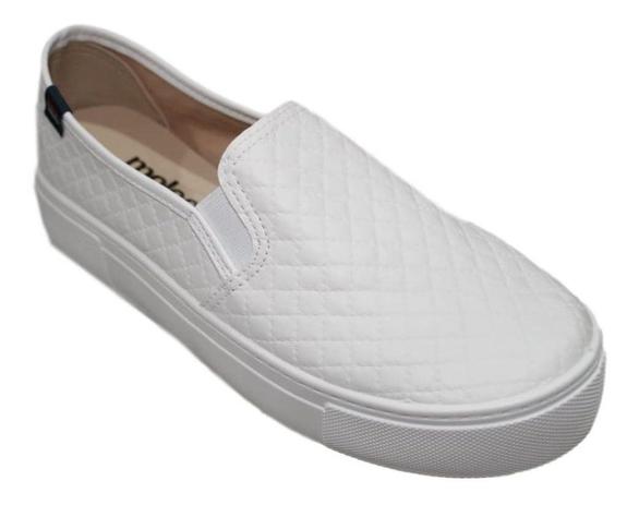 Tênis Feminino Slip On Flatform Moleca 5658100 - Slipper / Slip On Feminino  - Magazine Luiza