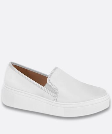 tênis feminino slip on flatform vizzano