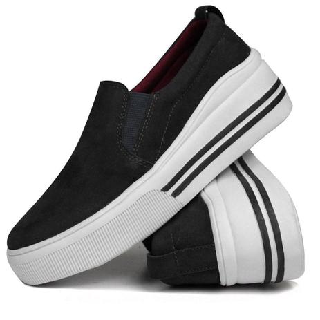 Tênis Feminino Slip On Sola Alta Knit Preto - B2C - Slipper / Slip On Feminino - Magazine Luiza