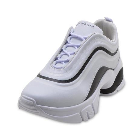 Tênis feminino sola alta - R$ 138.89, cor Branco (cano alto, plataforma,  cano baixo) #120877, compre agora | Shafa