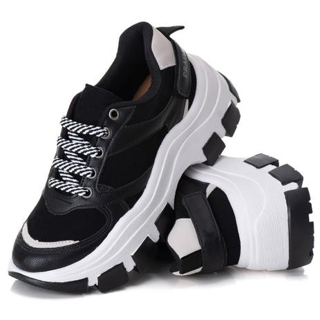 Tênis Feminino Super Estiloso Solado Alto Tratorado Plataforma - NBELLA -  Calçados Femininos - Magazine Luiza