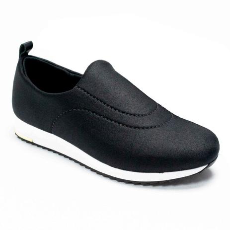 Tênis Feminino Usaflex Slip-On Lycra Shine Conforto V9103 - Slipper / Slip  On Feminino - Magazine Luiza