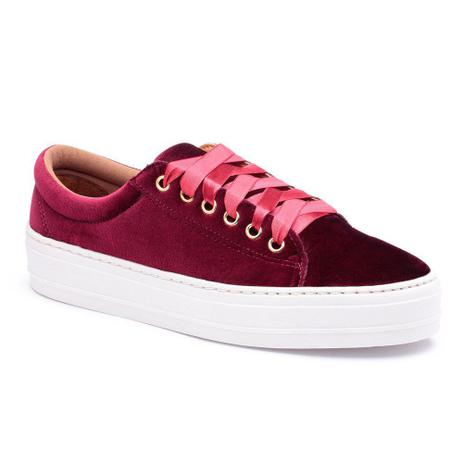 tenis puma feminino vinho veludo