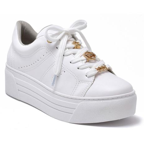 Tênis feminino via marte flatform branco 21-9804 - Calçados Femininos -  Magazine Luiza