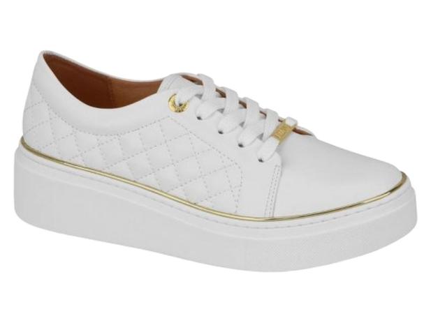 tenis flatform branco feminino