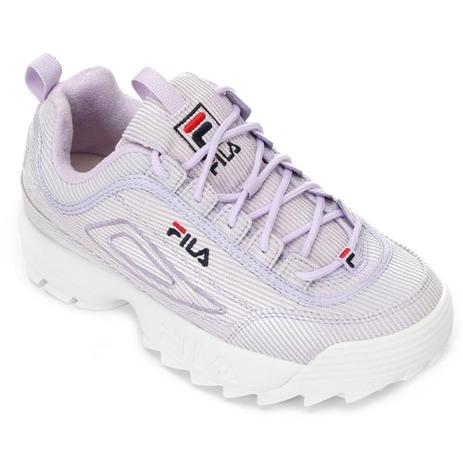 Tênis Fila Disruptor II Corduroy Feminino - Tênis Esportivo - Magazine Luiza