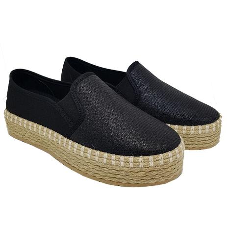 tenis preto brilhante