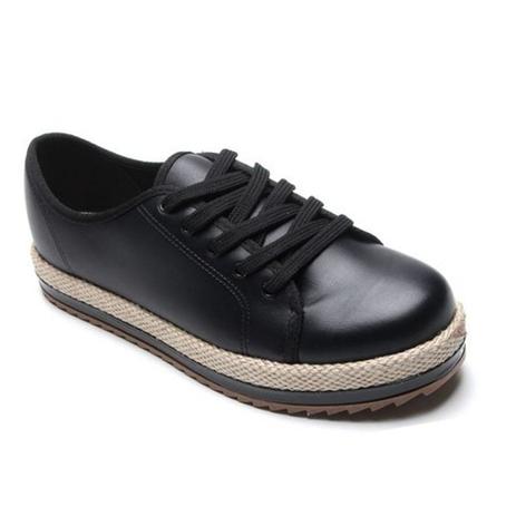 beira rio flatform preto