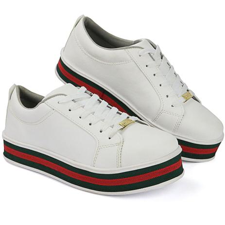 tenis branco confortavel feminino