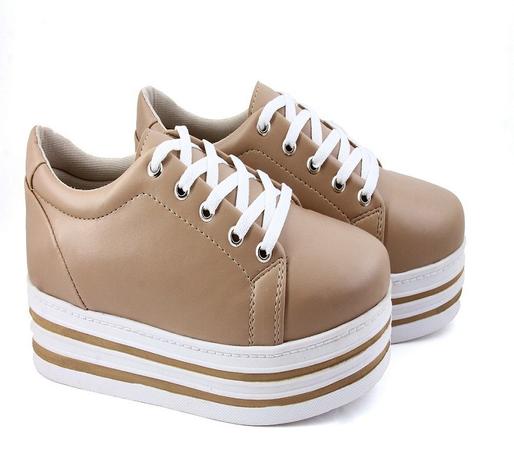 tenis flatform nude