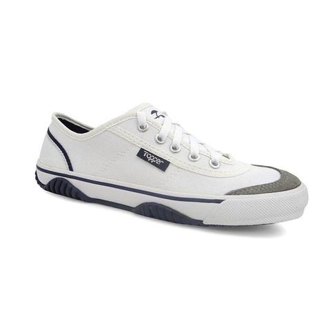 Tenis futsal new casual iii 4124642 topper (01) - branco/azul Menor preço em Tenis futsal new casual iii 4124642 topper (01) - branco/azul