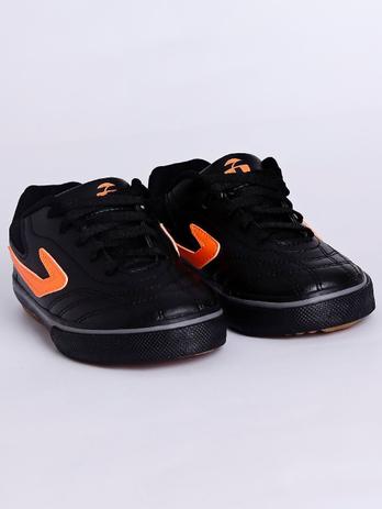 tenis futsal topper laranja