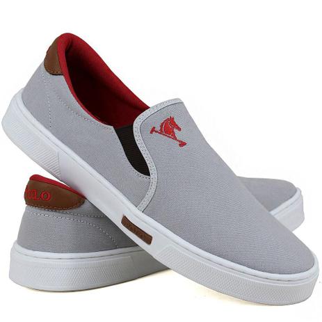 tênis polo joy slip on iate masculino